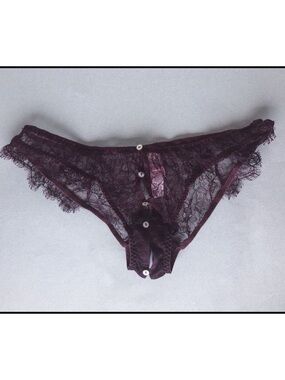 NWT Agent Provocateur ANNOUSHKA ouvert Bordeaux Size 2/S
